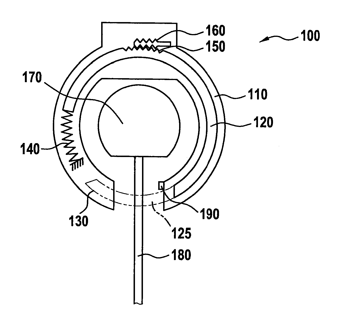 Method and device for realizing an electrical bicycle lock