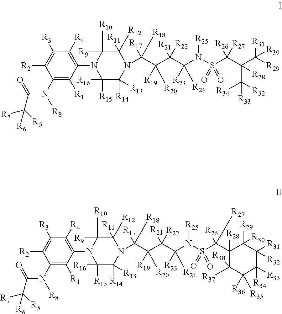Deuterium-enriched alkyl sulfonamides