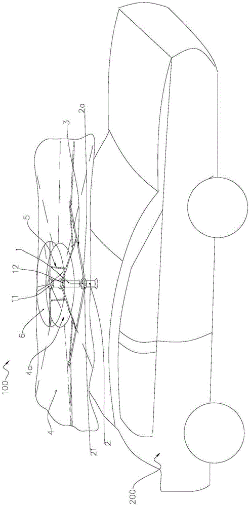 Self-expanding type automobile sunshade