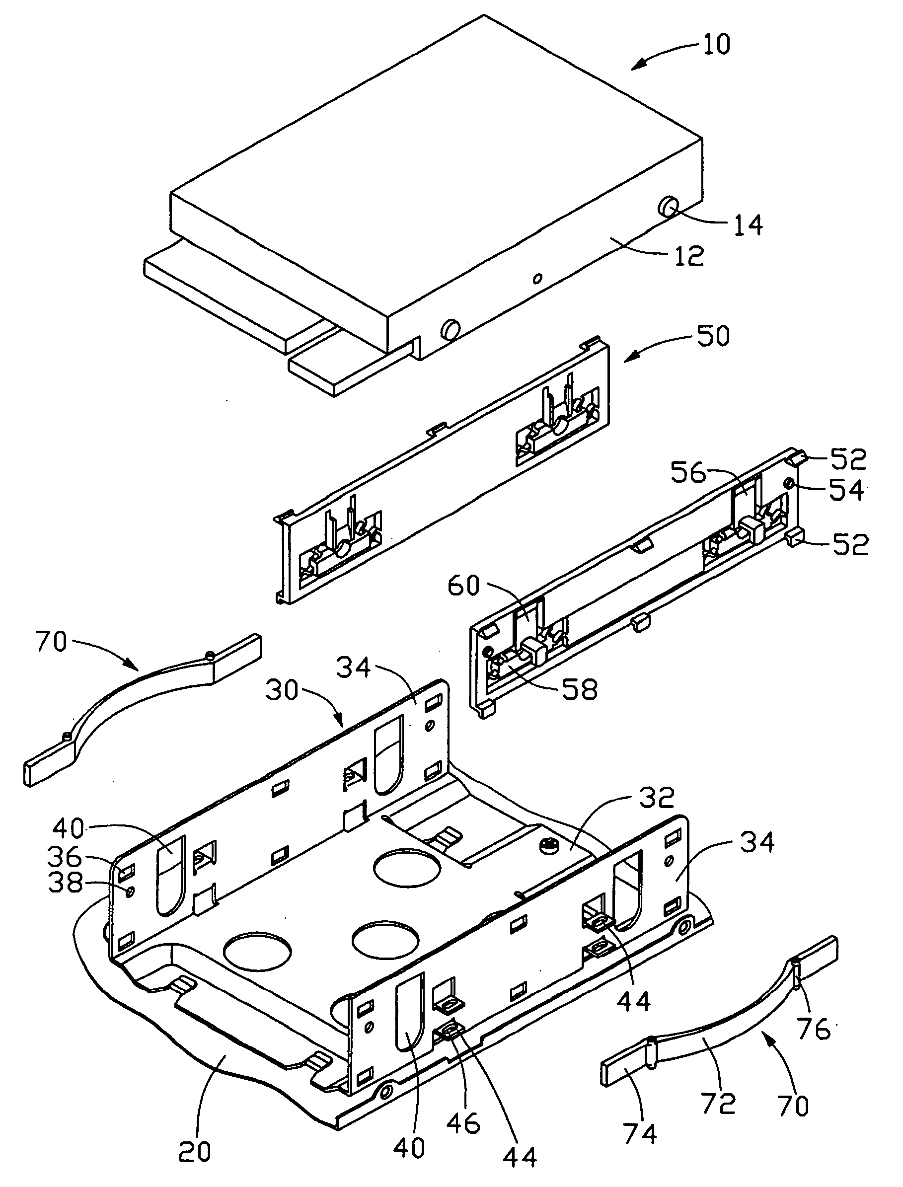 Mounting apparatus for data storage device