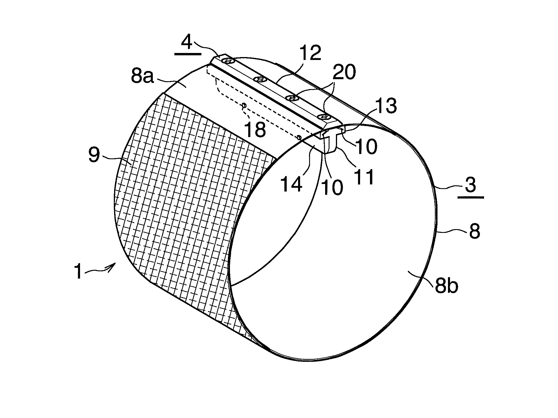 Printing plate unit, printing plate attachment device and printer