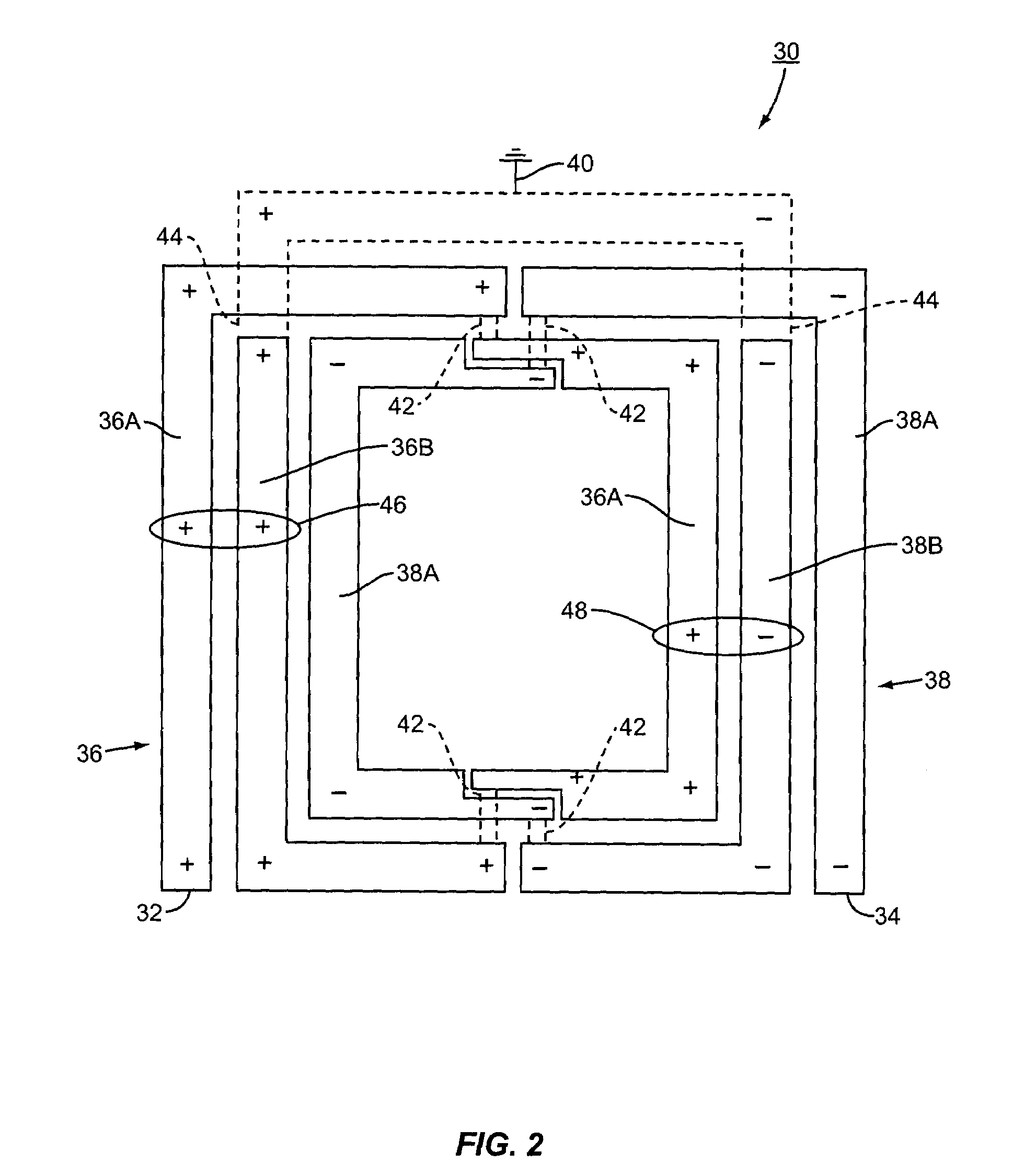 Differential inductor design for high self-resonance frequency