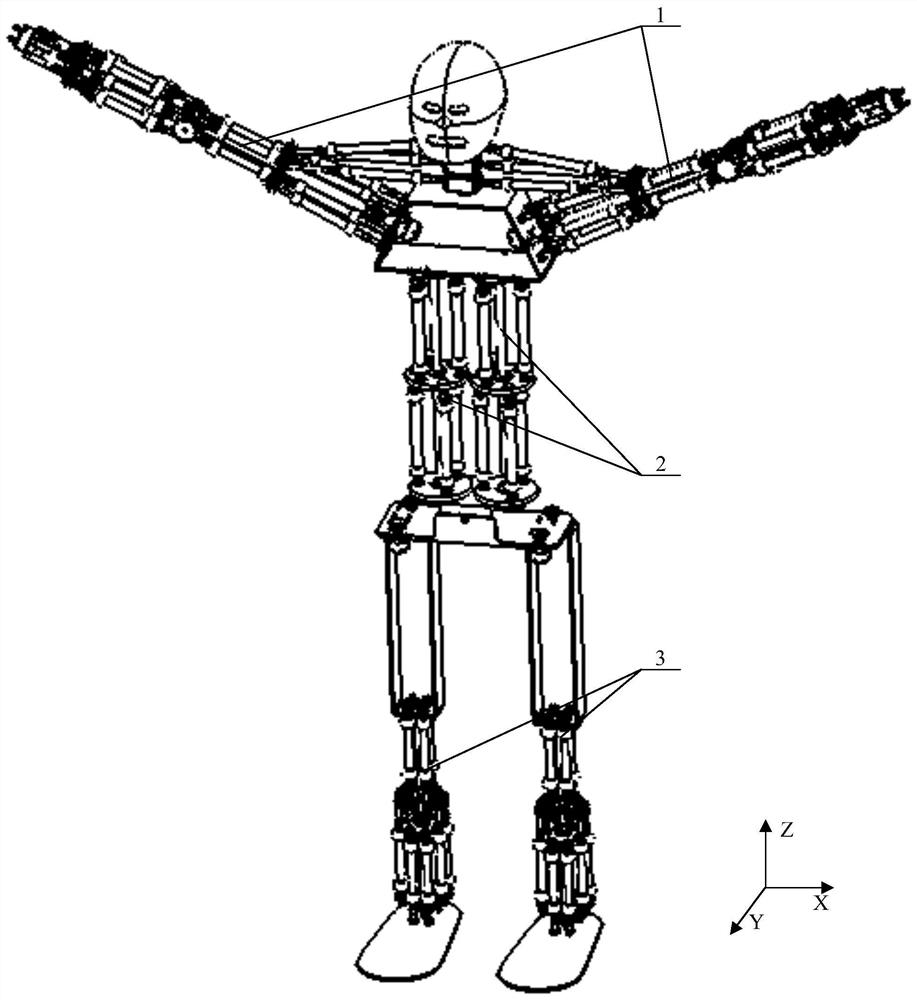 Humanoid robot based on pneumatics