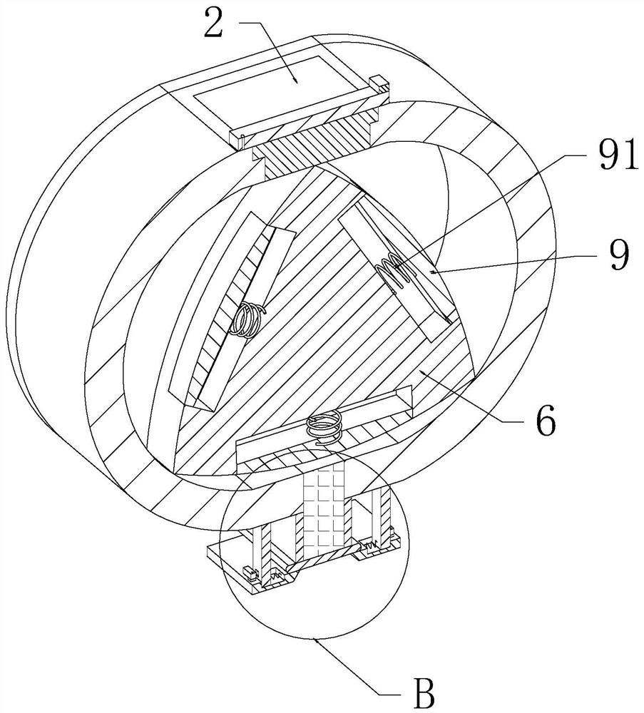 Mashing device of raw material extraction equipment for cosmetic production