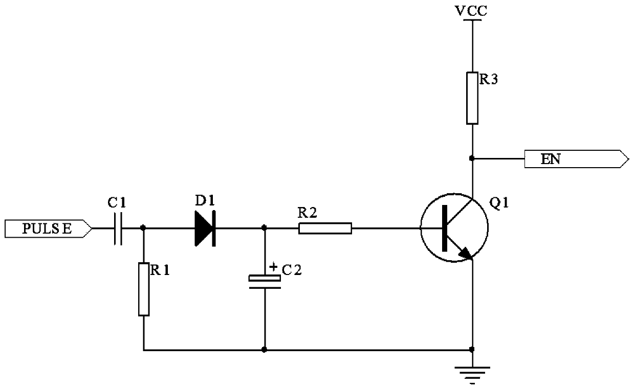 Electronic instrument control signal output circuit with protection function and its realization method