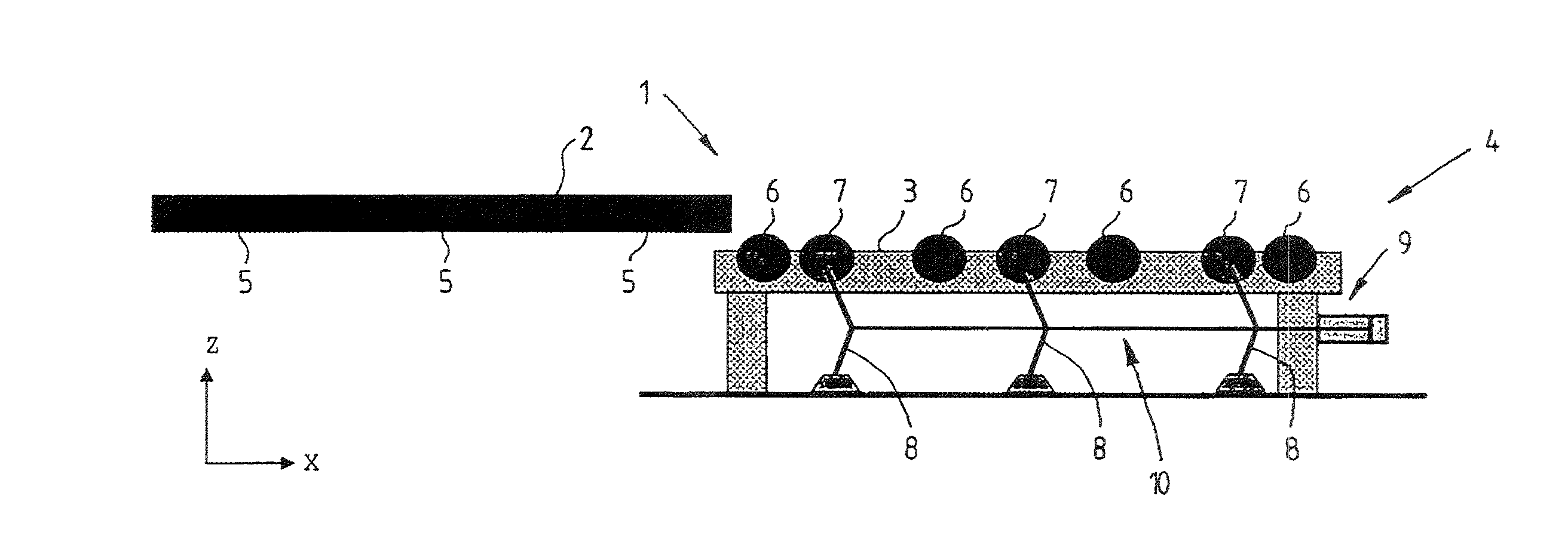 Conveying device for automation production lines