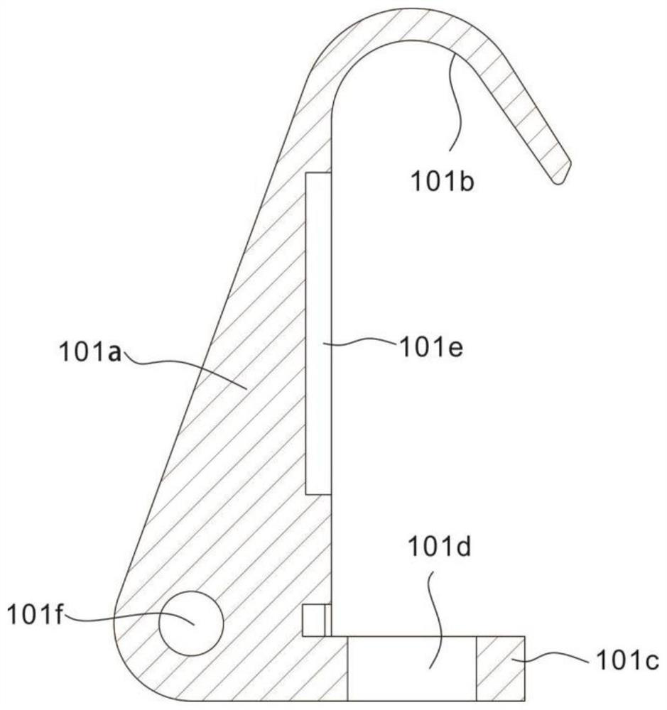 Branch wire clamp capable of being separated quickly