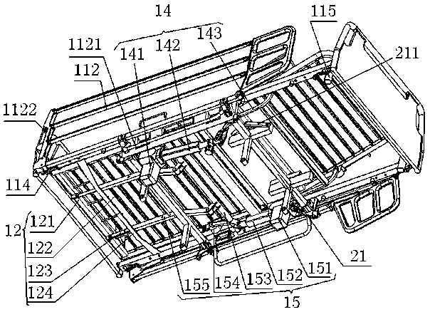 a hospital bed