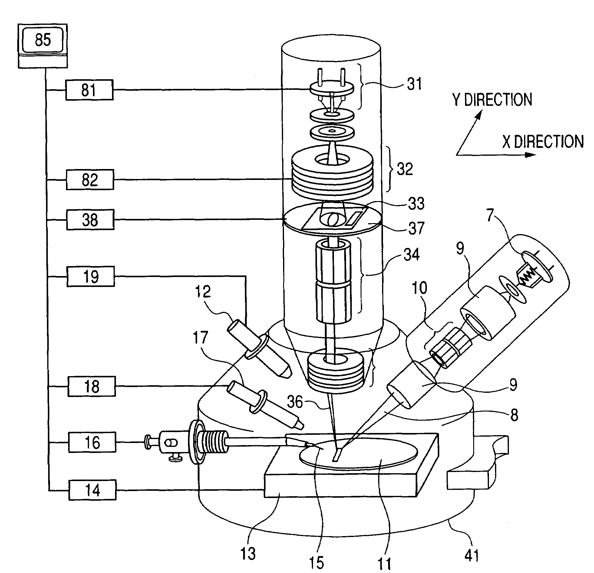 Ion beam system and machining method