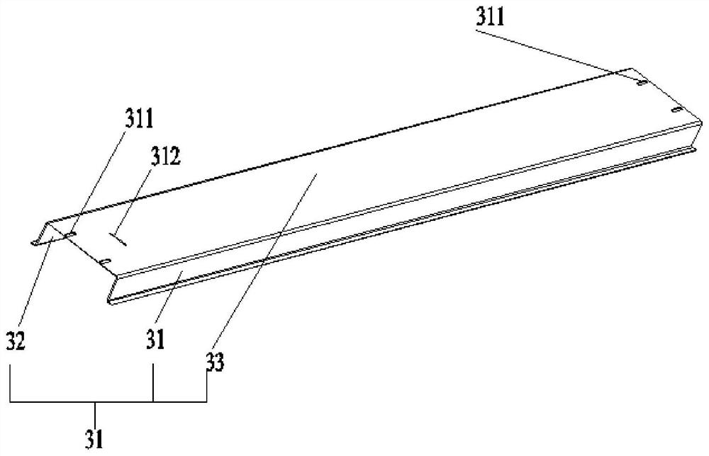 Terminal strip branching device and locomotive