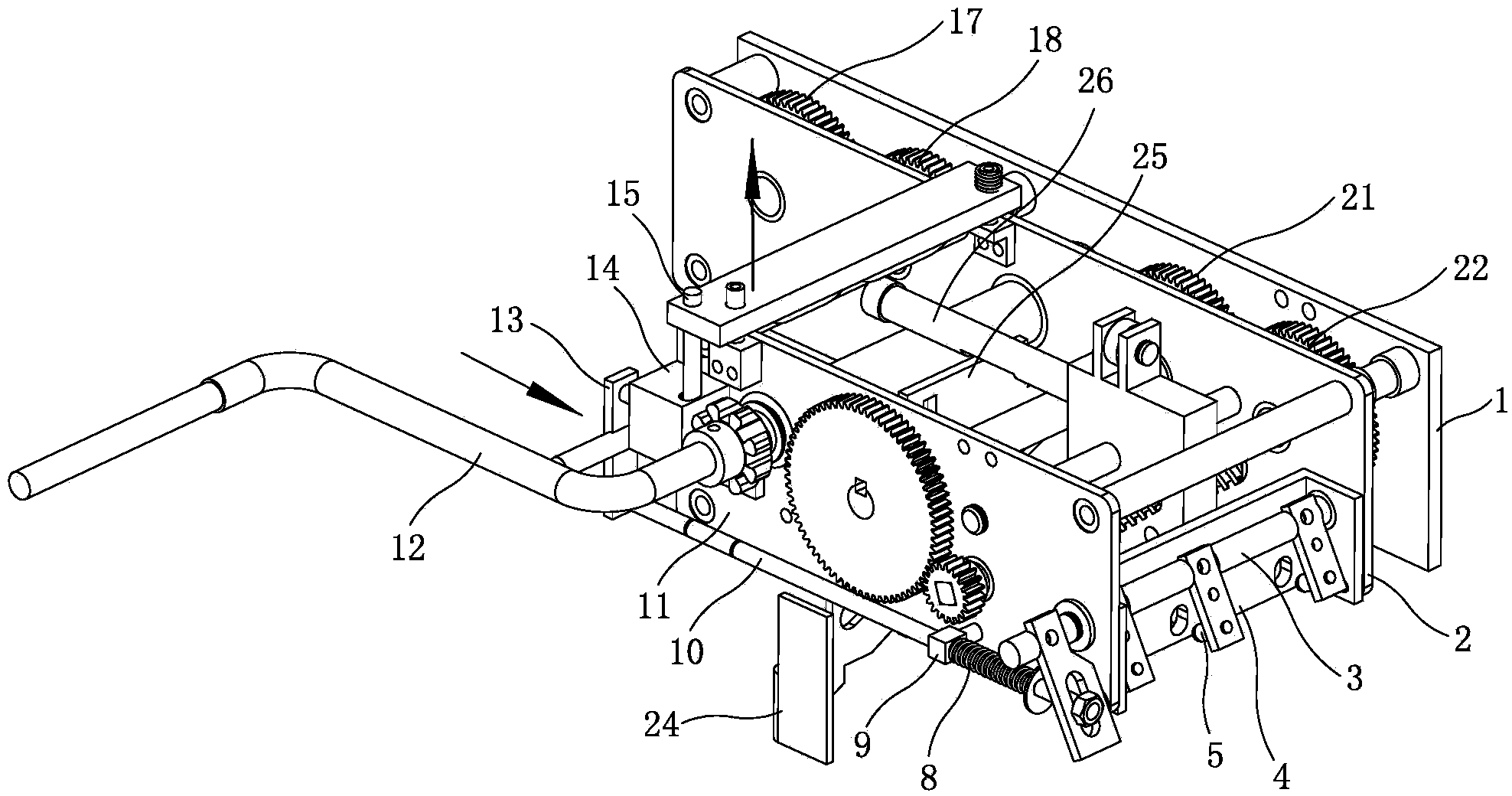 Operation-handle-locking-type three-station mechanism and operation method thereof
