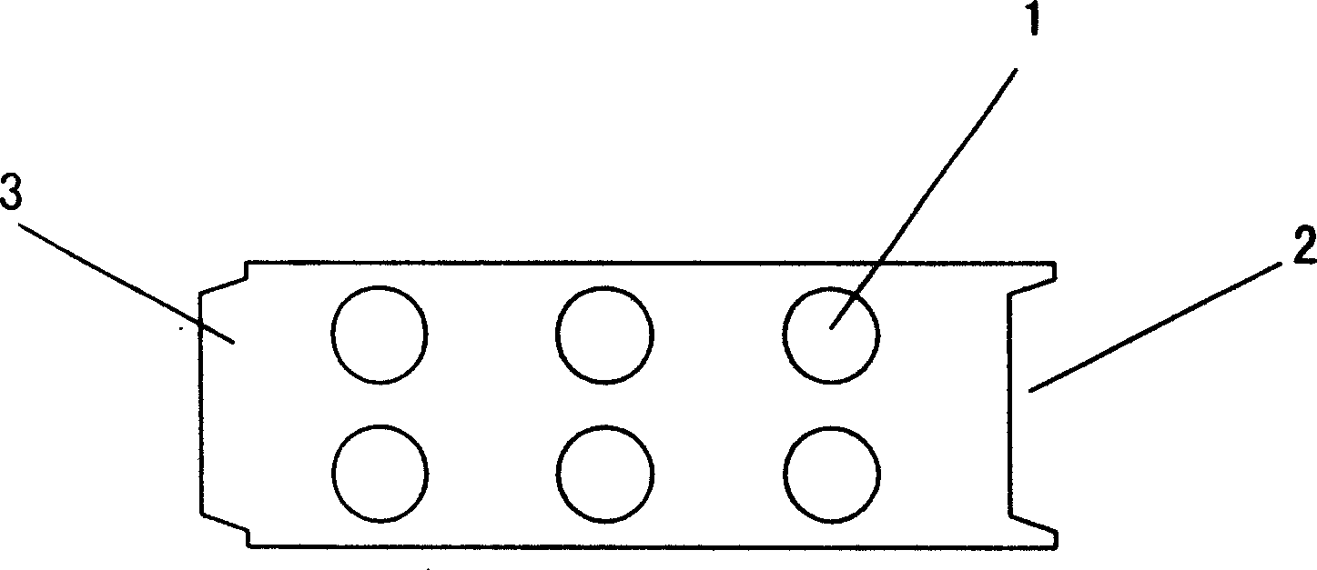 Cement reinforced composite heat preservation brickwork and its production method