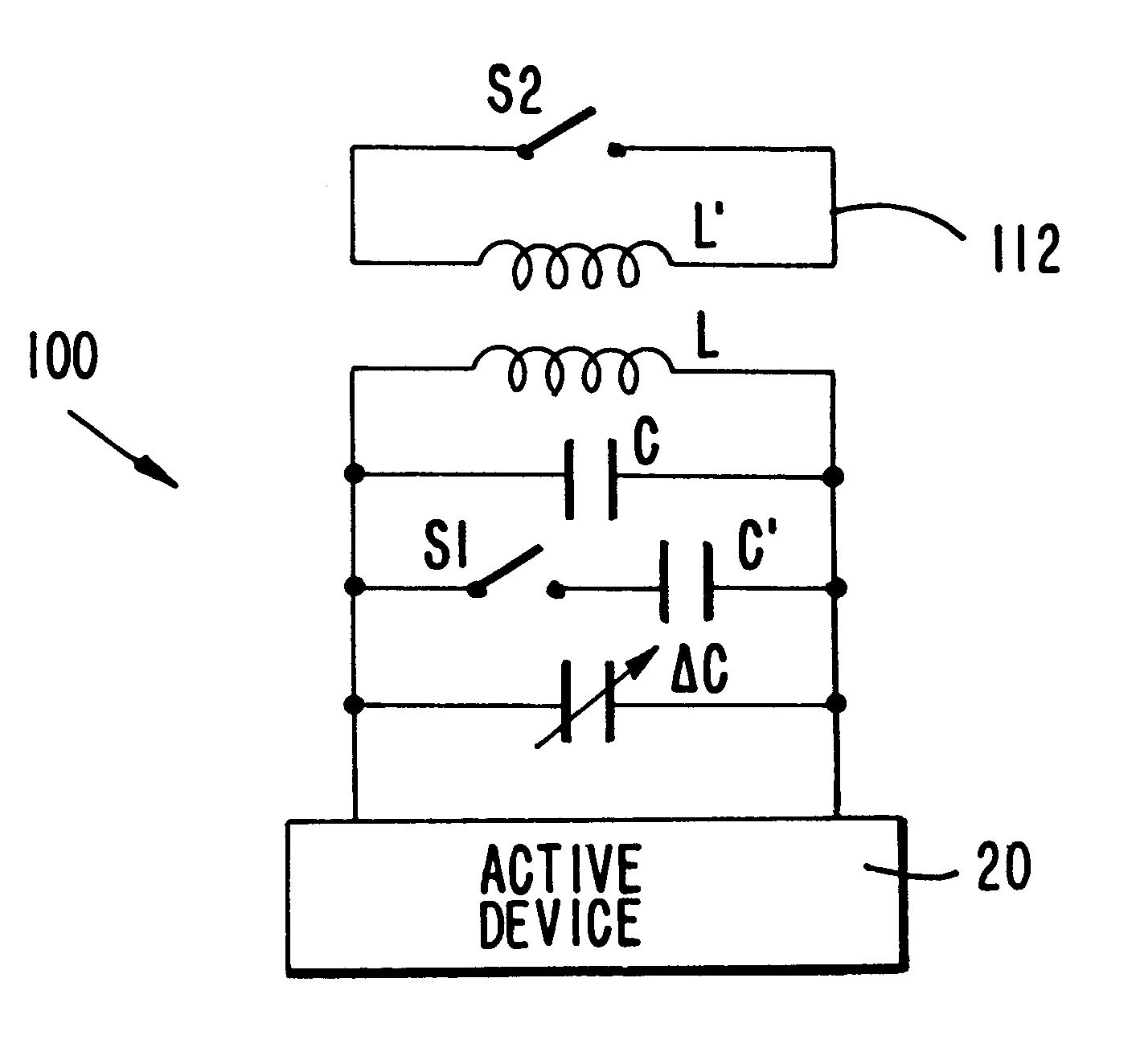 Variable frequency oscillator circuit