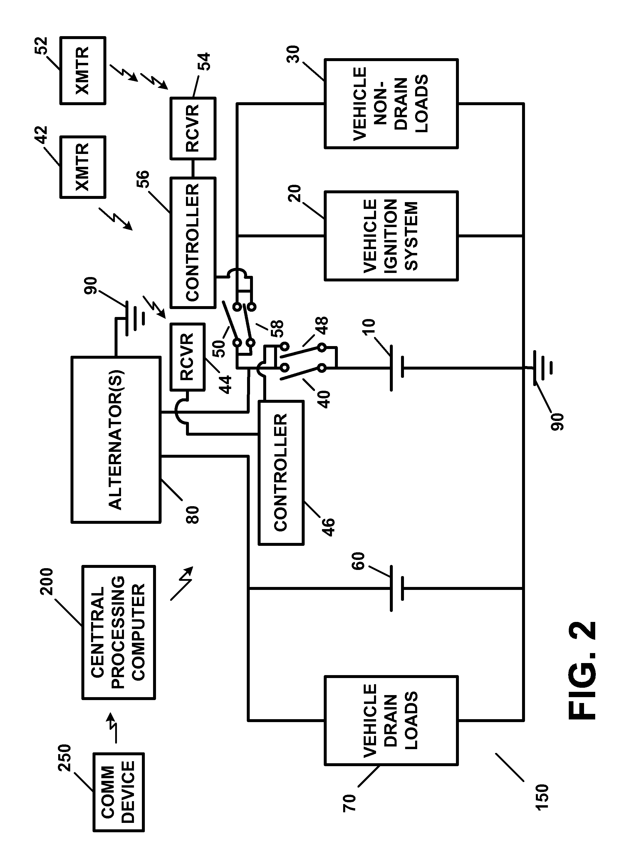 Battery power management apparatus and method