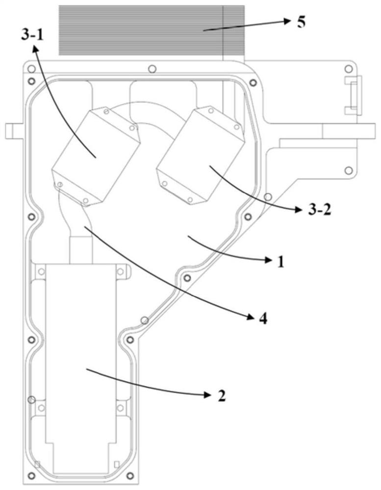 Efficient heat dissipation system of high-power laser product