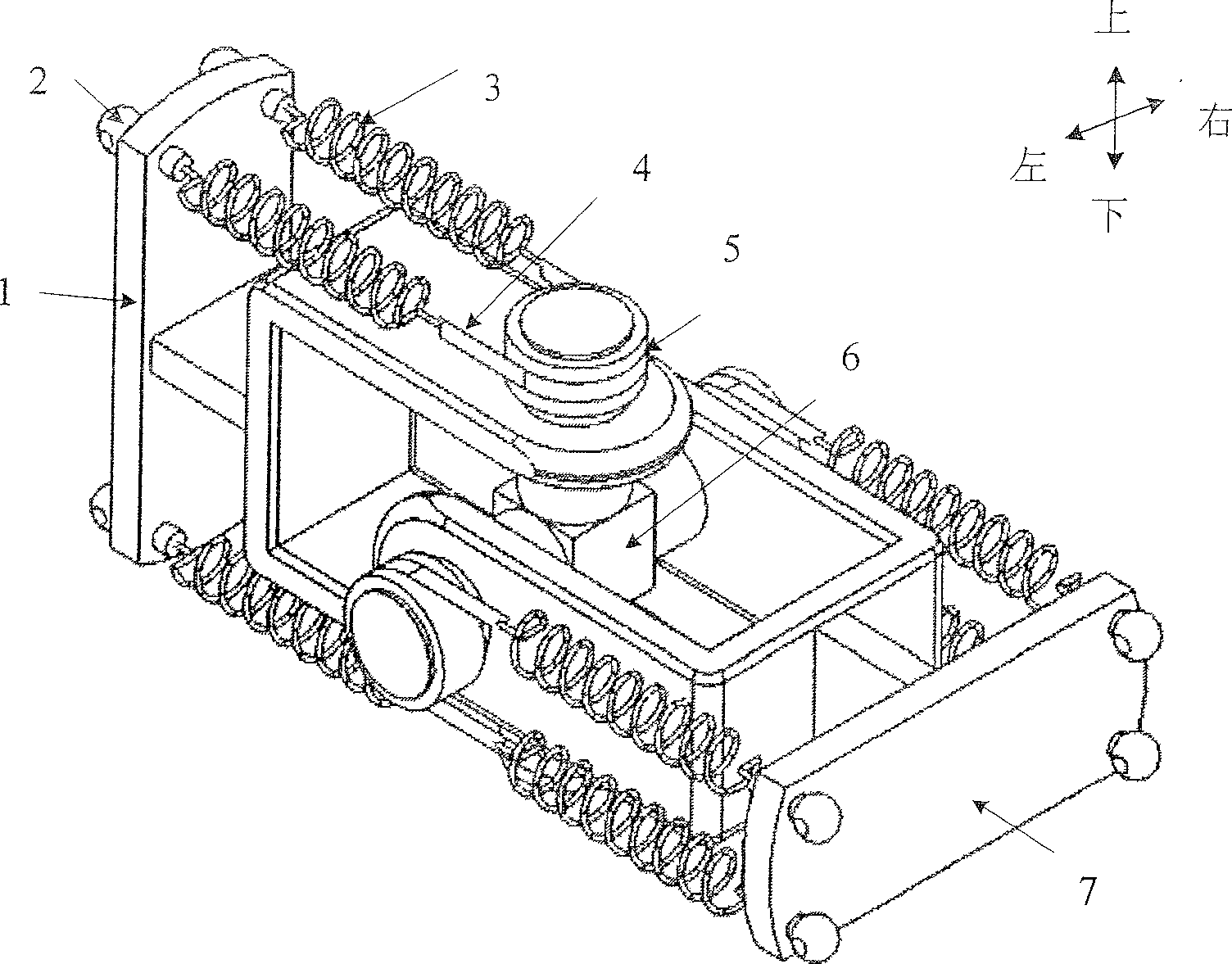 Driving joint for cross axle type robot based on shape memory alloy