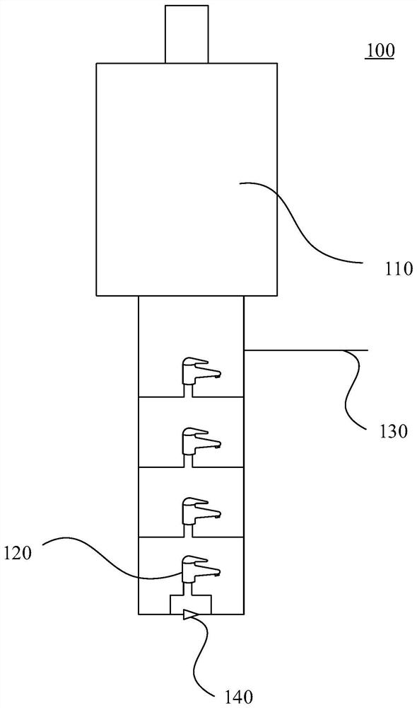 One-way valve and gas water heater system comprising same