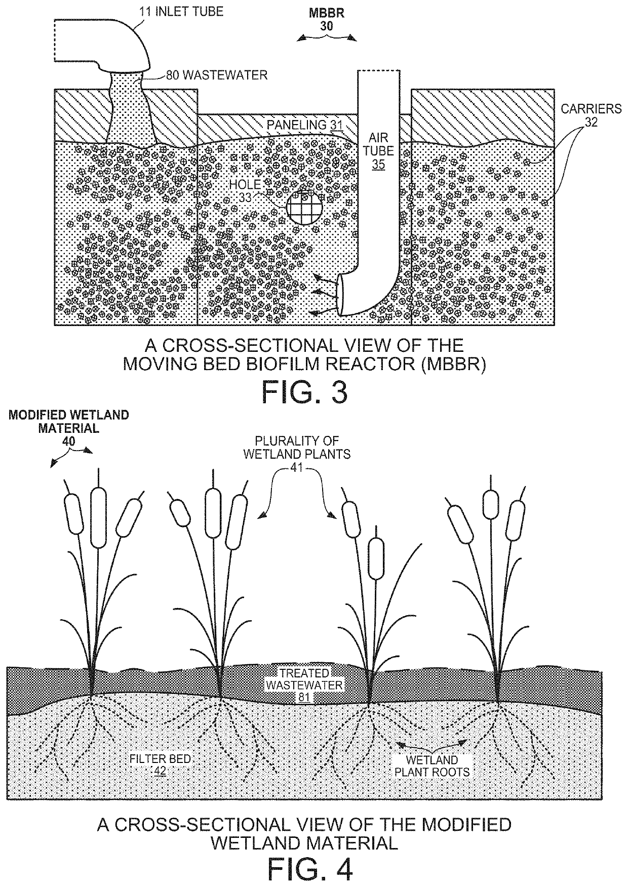 Multi-stage wastewater treatment and hydroponic farming device