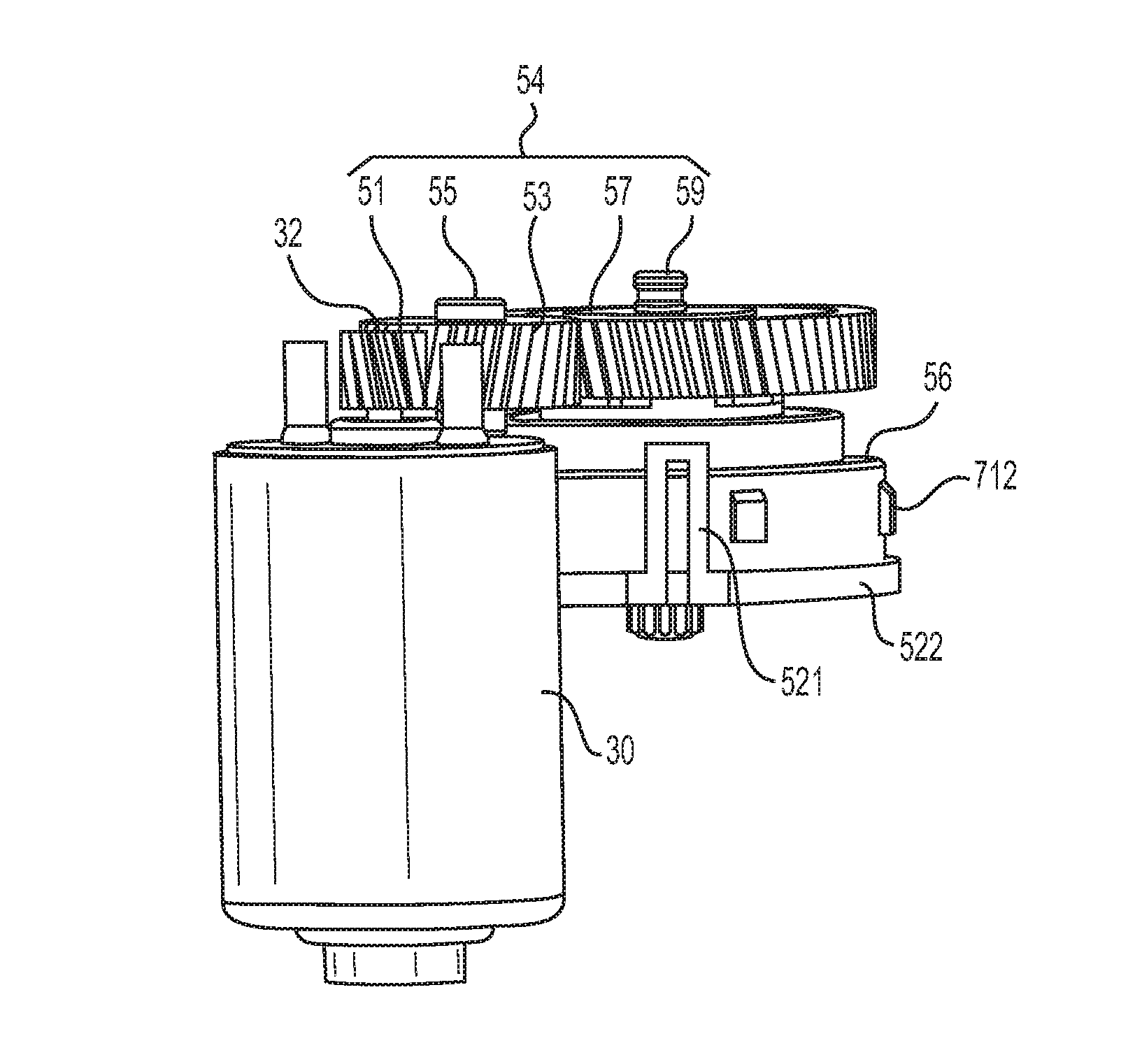 Actuator for Electric Park Brake System and Self-locking Mechanism Thereof