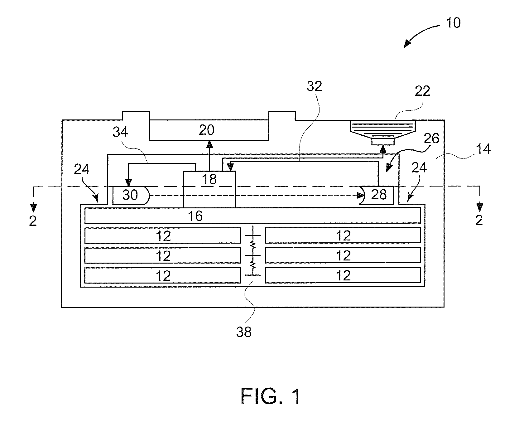 Device and method of determining safety in a battery pack