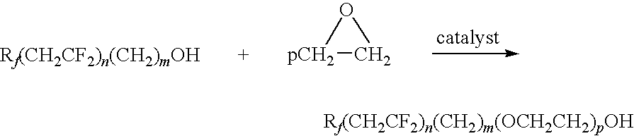 Alkoxylation of fluorinated alcohols