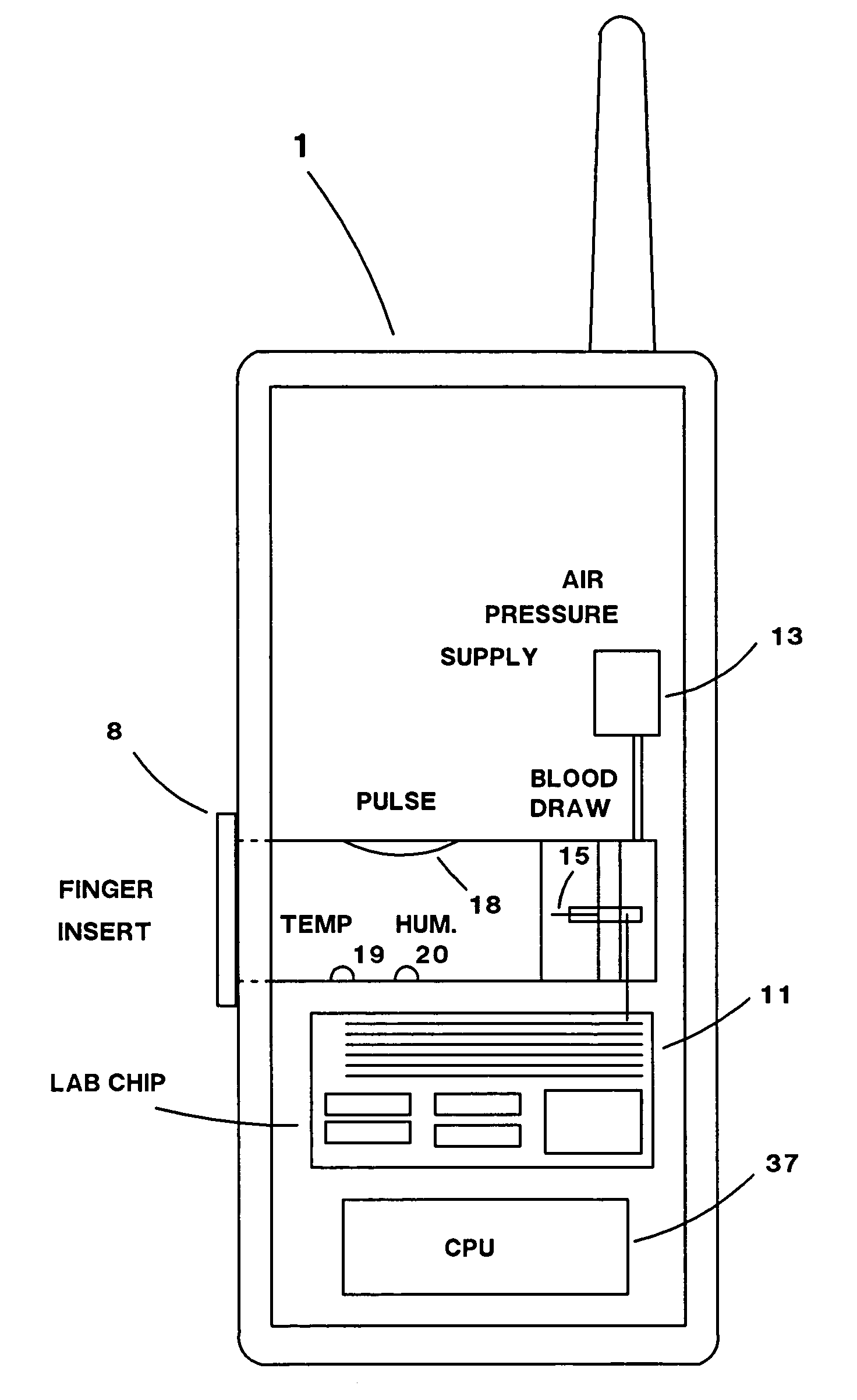 Emergency medical diagnosis and communications device