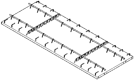 UHPC and NC laminated plate of which reinforcement form is triangular space truss
