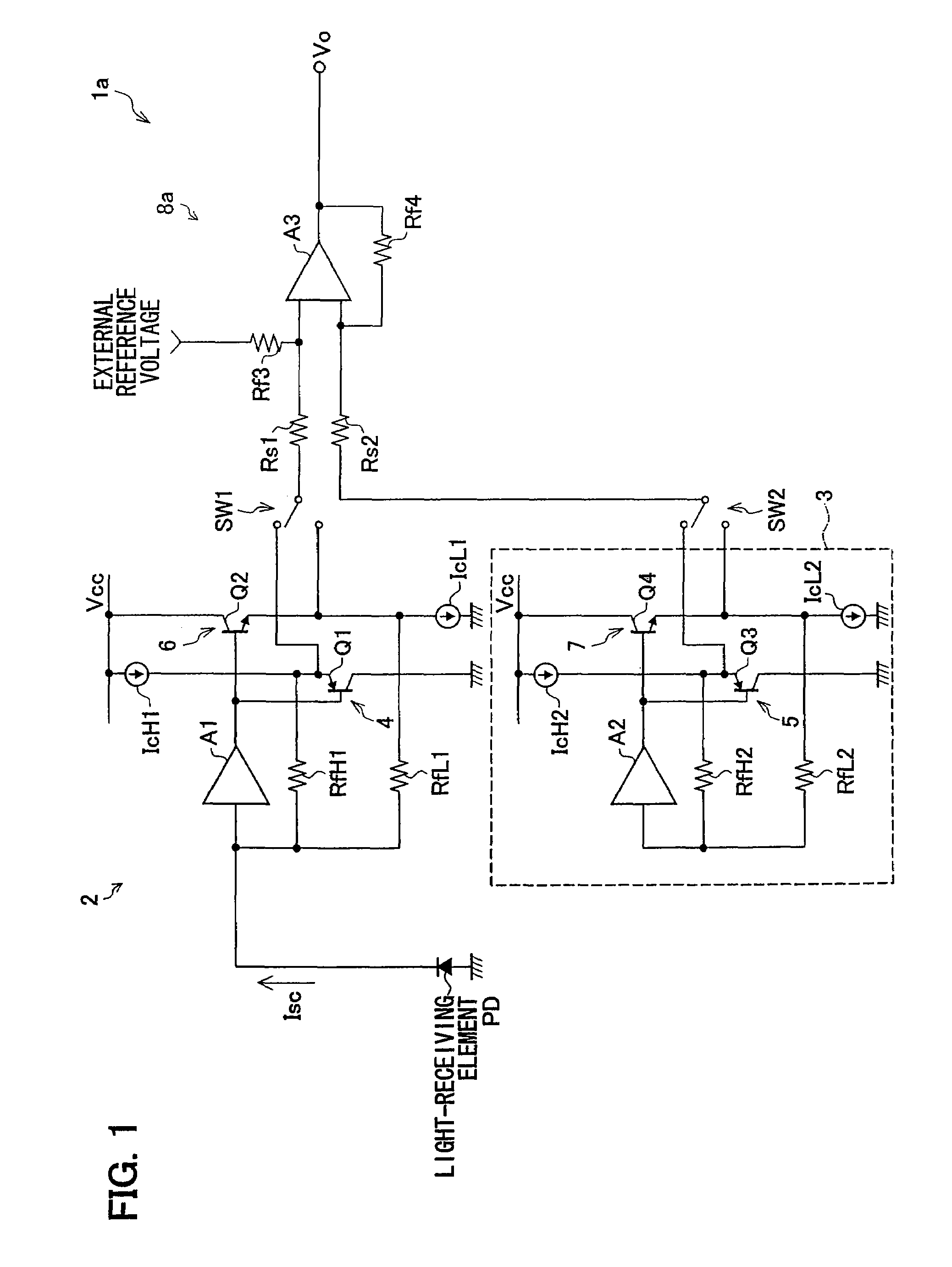 Light-receiving amplifier and optical pickup device
