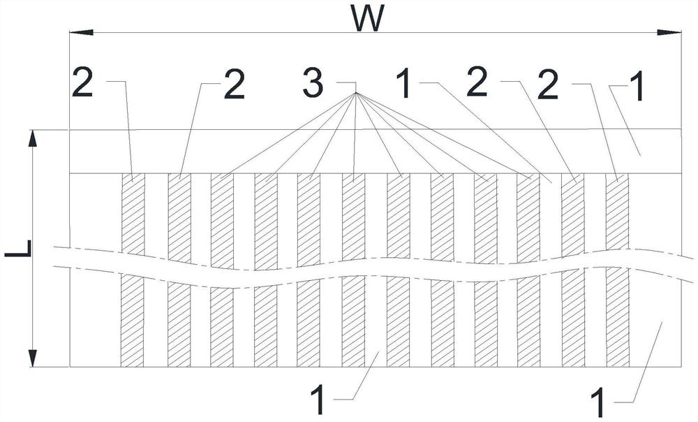 Defect-free casting blank production method for direct rolling