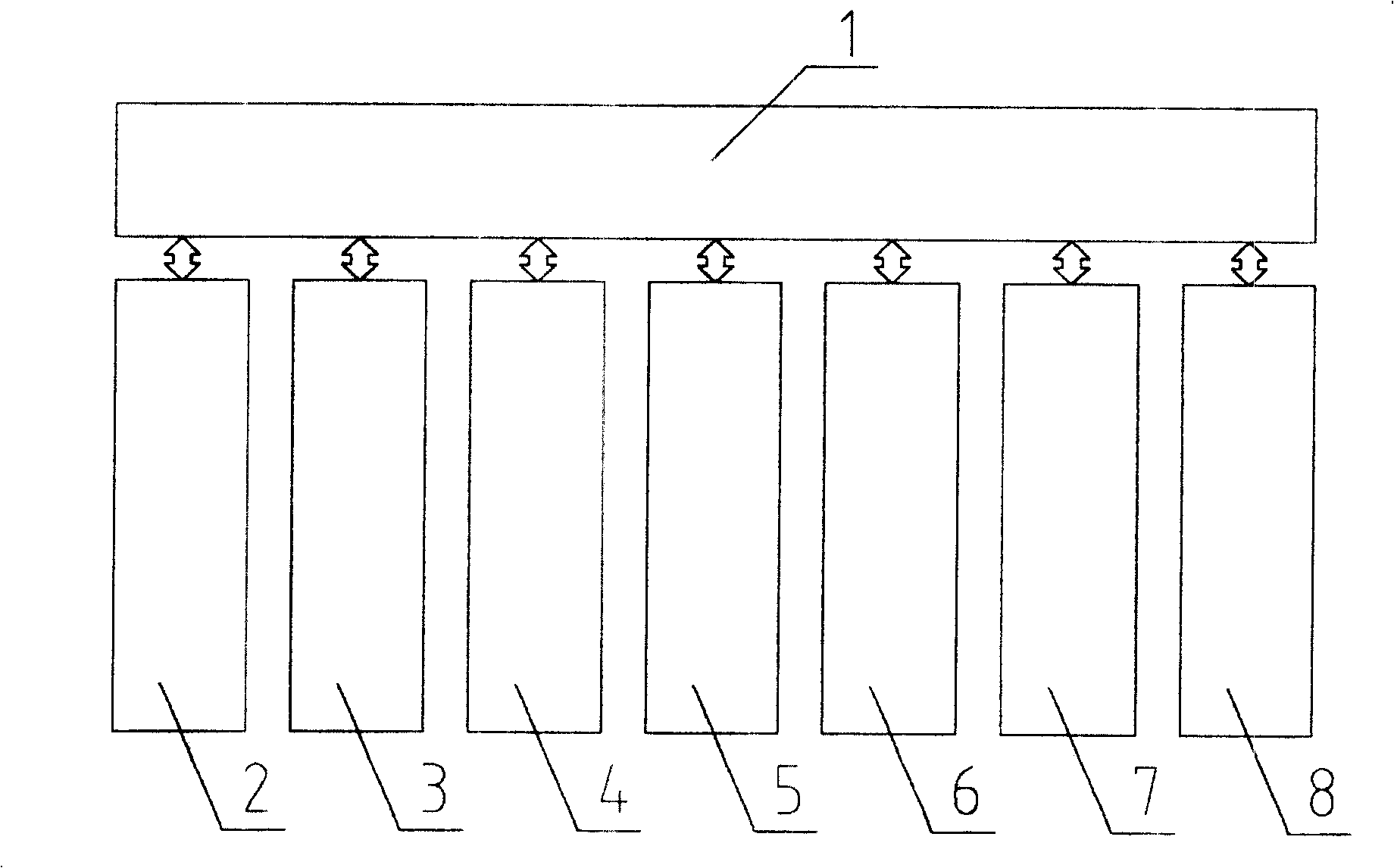 Modularized reconfigurable networked digital control system in open type