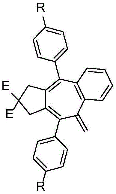 An annulene derivative containing an exocyclic double bond and a preparation method thereof