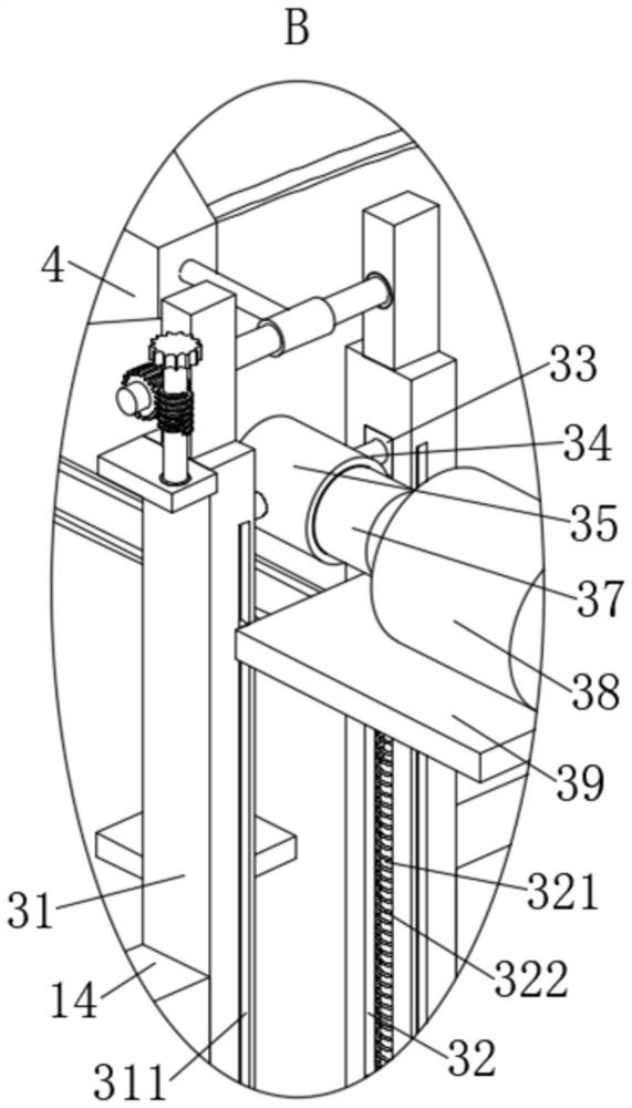 Steam turbine rotor descaling box and descaling method thereof