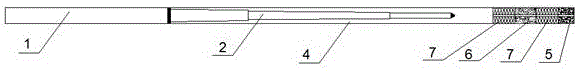 Refrigeration loading rod