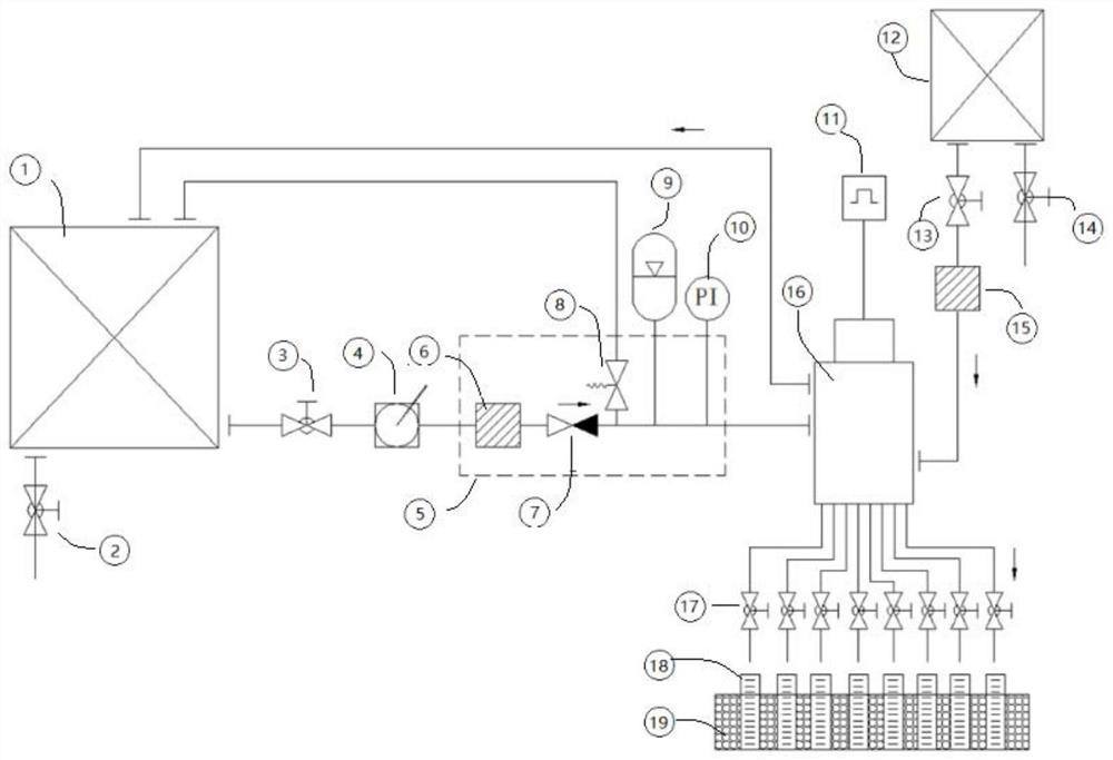 Simple testing device for electric control oil injector