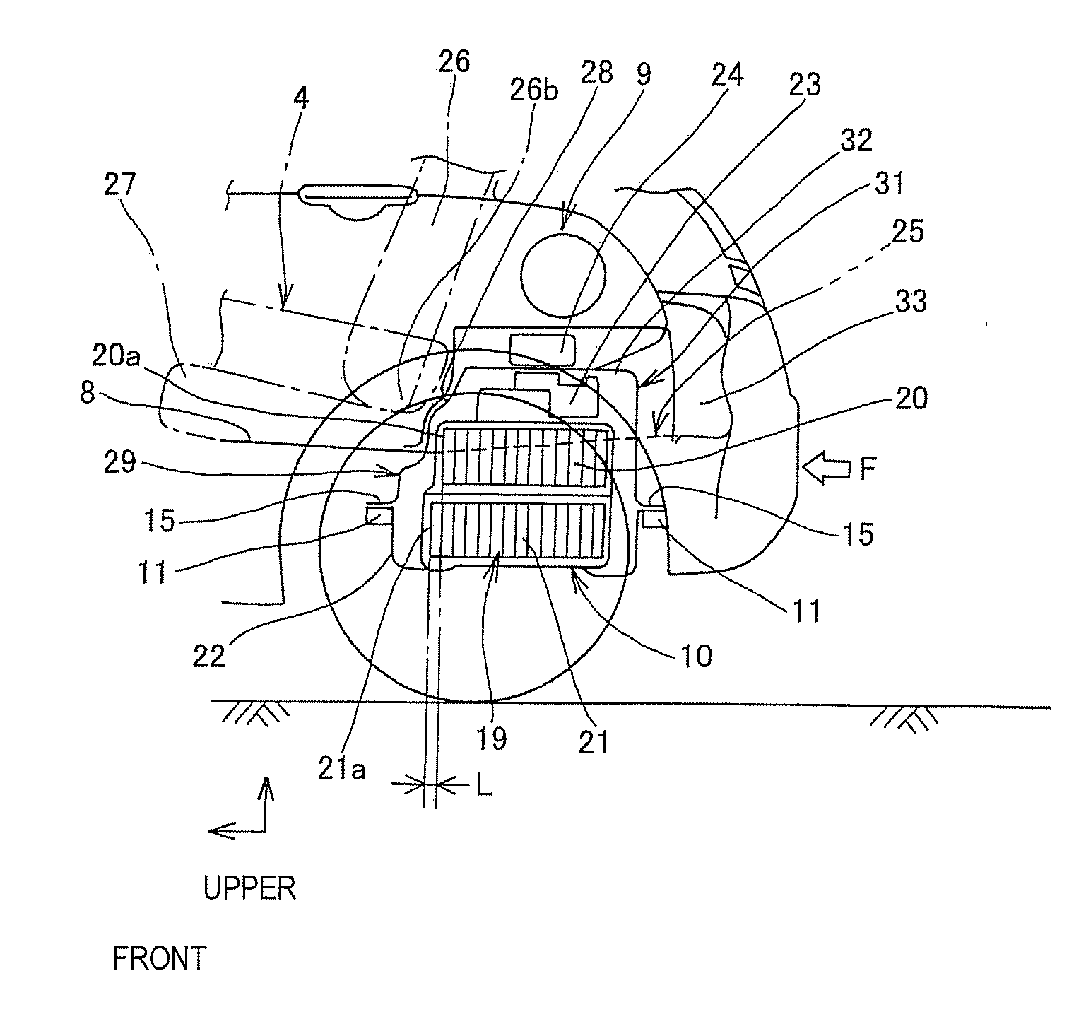 Battery pack mounting structure for electric vehicle