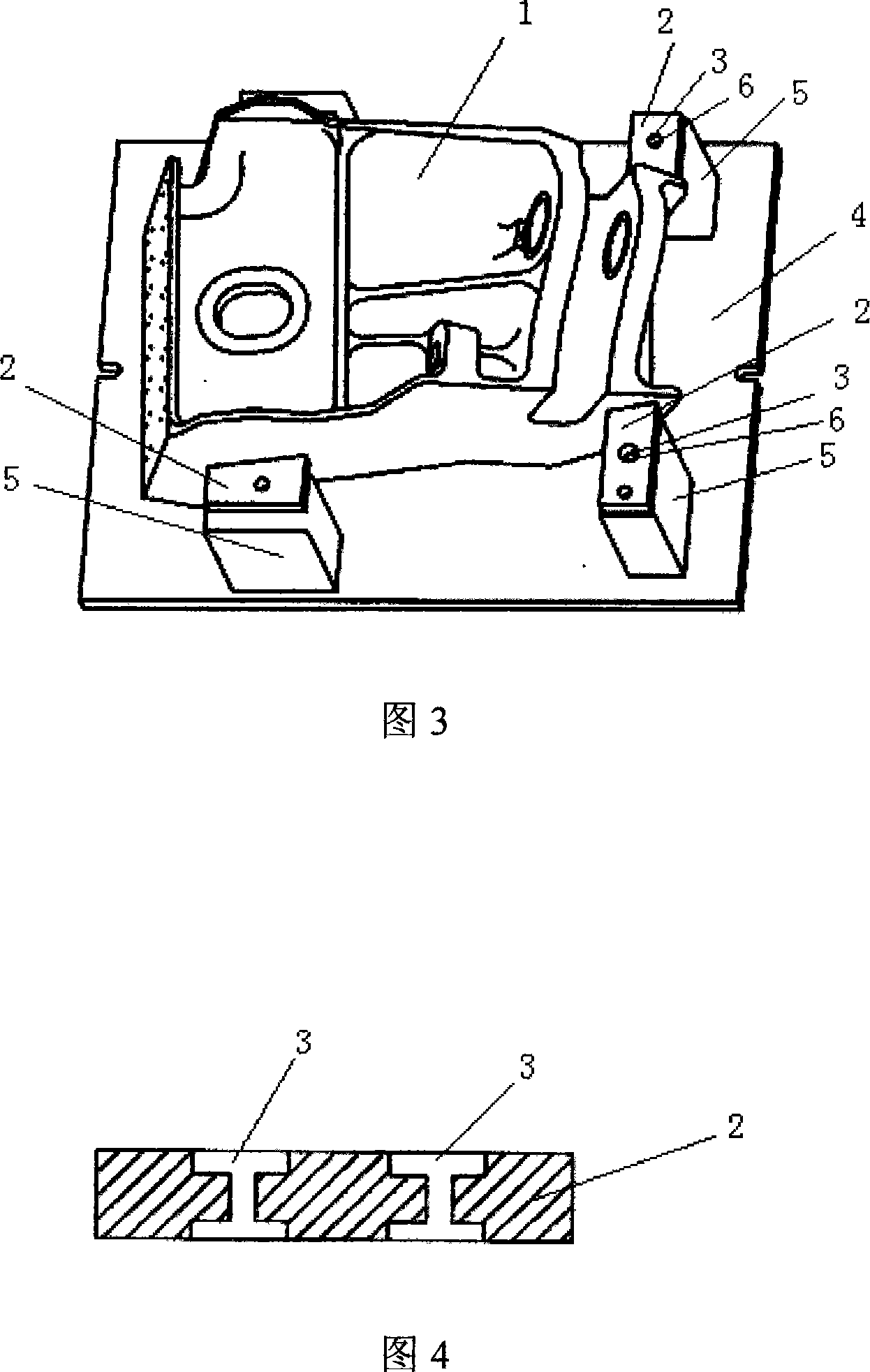 Joint parts numerically controlled process clamping method and milling tool