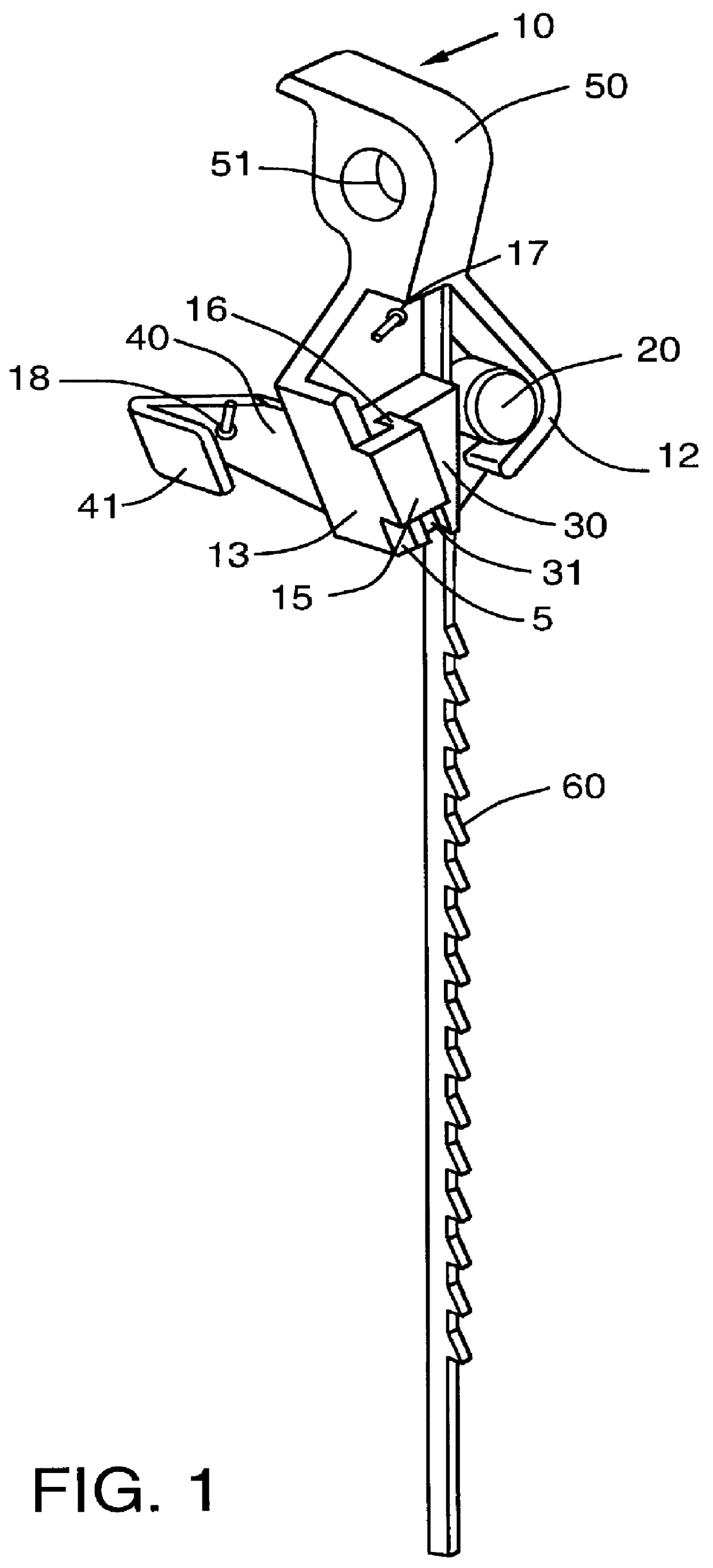 Self-adjusting clamping device