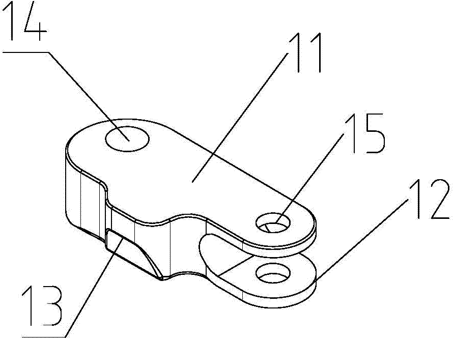 Balancing device used for transition draw gear