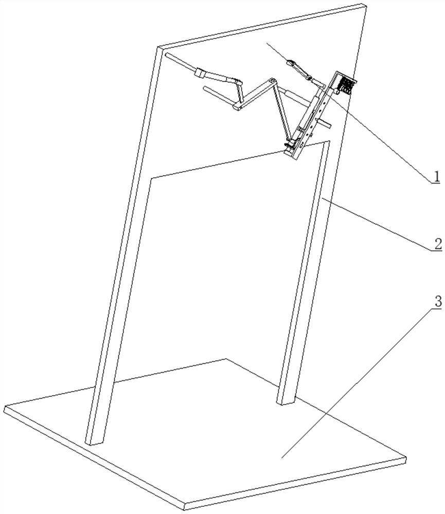 Rehabilitation nursing and training device for patients with senile diseases