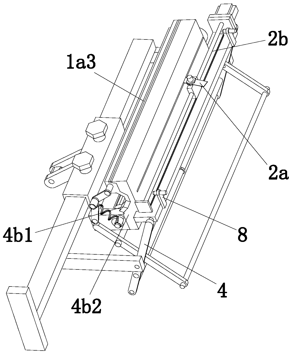 Film cutting mechanism for straw bale film wrapping machine and film cutting method thereof