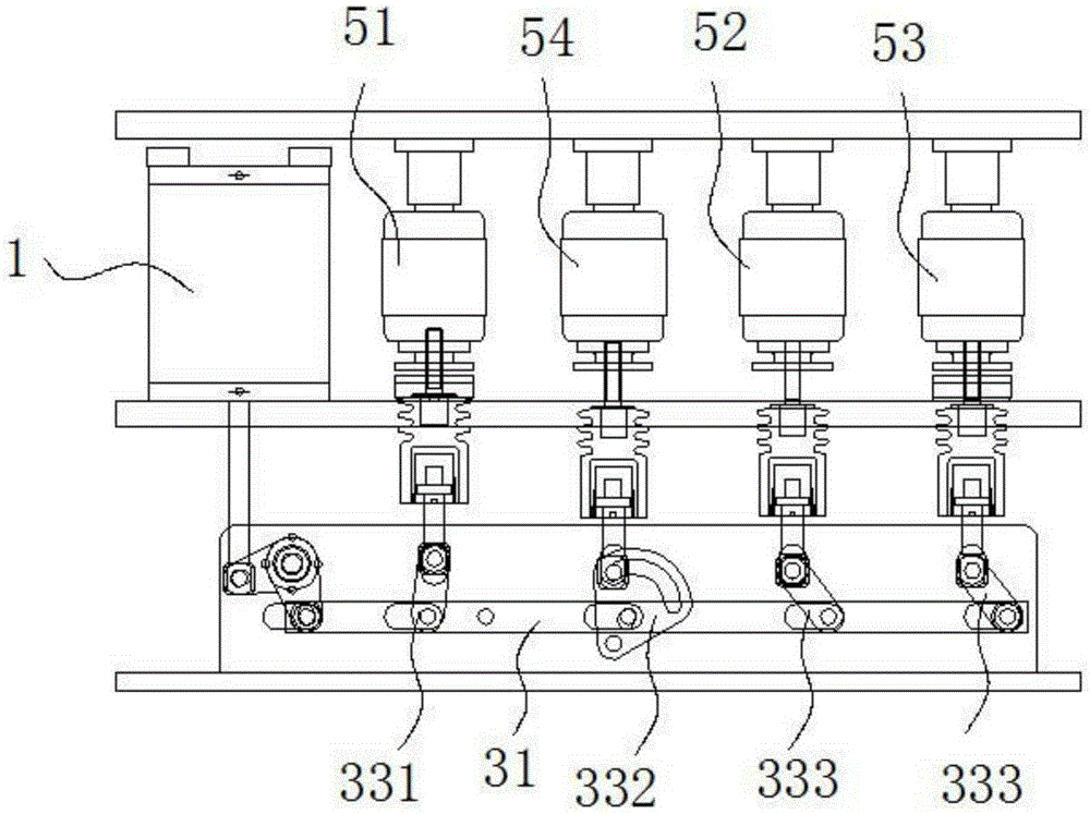 On-load capacity-regulating switch for transformer