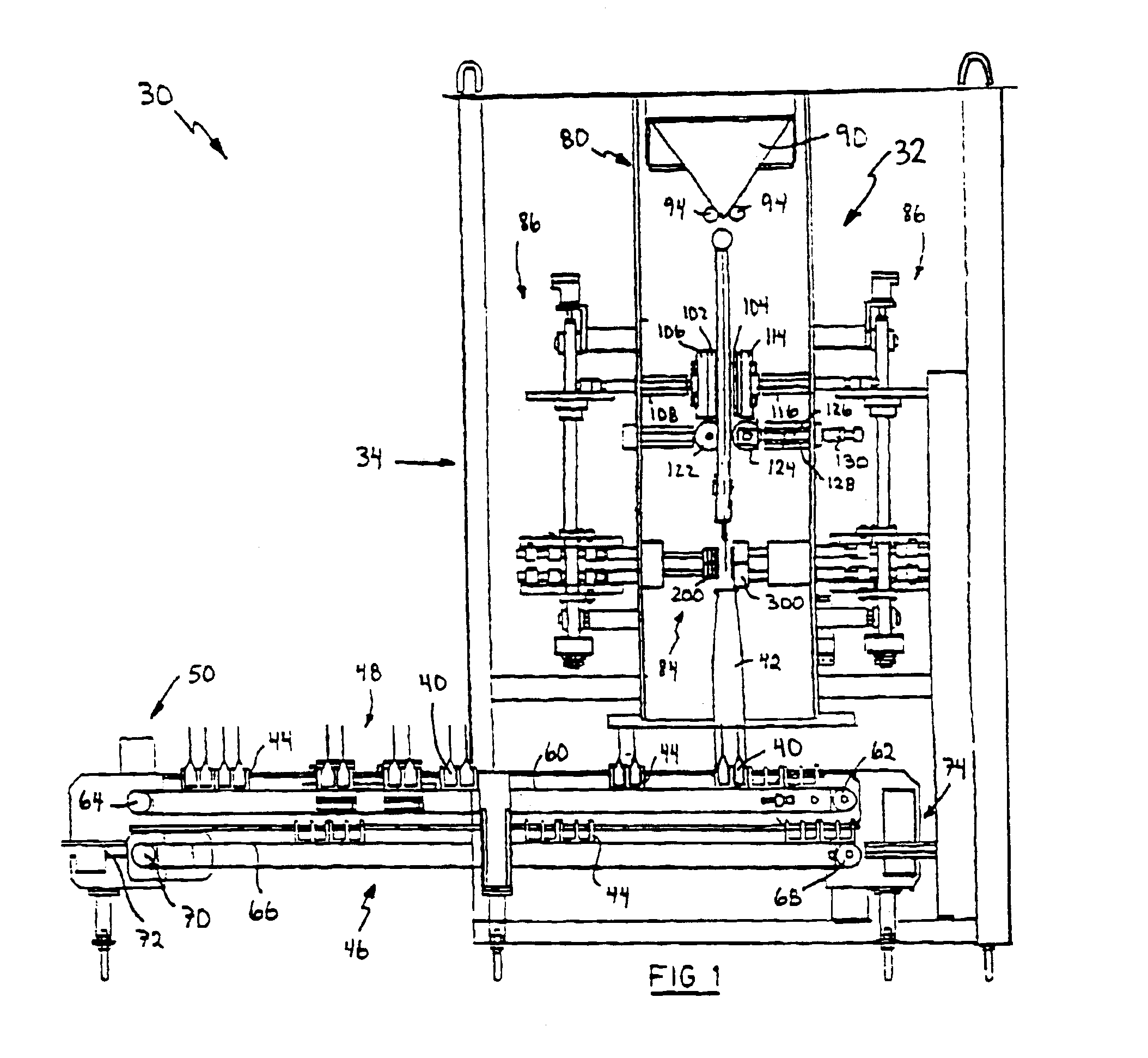 Heat sealing and cutting mechanism and container forming apparatus incorporating the same