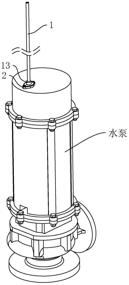 Water pump cable