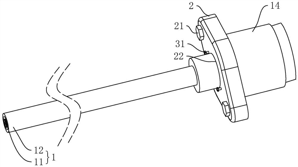 Water pump cable