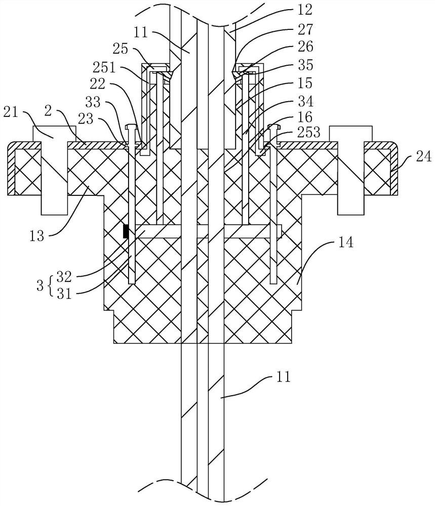 Water pump cable