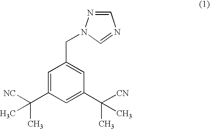 Process for purification of anastrozole