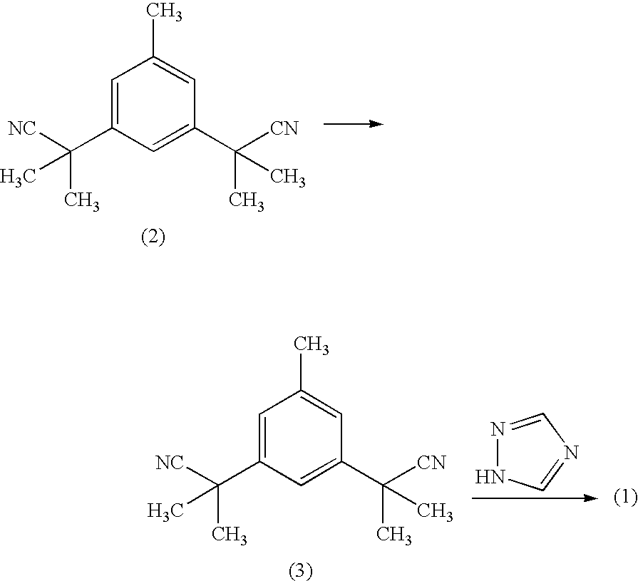 Process for purification of anastrozole