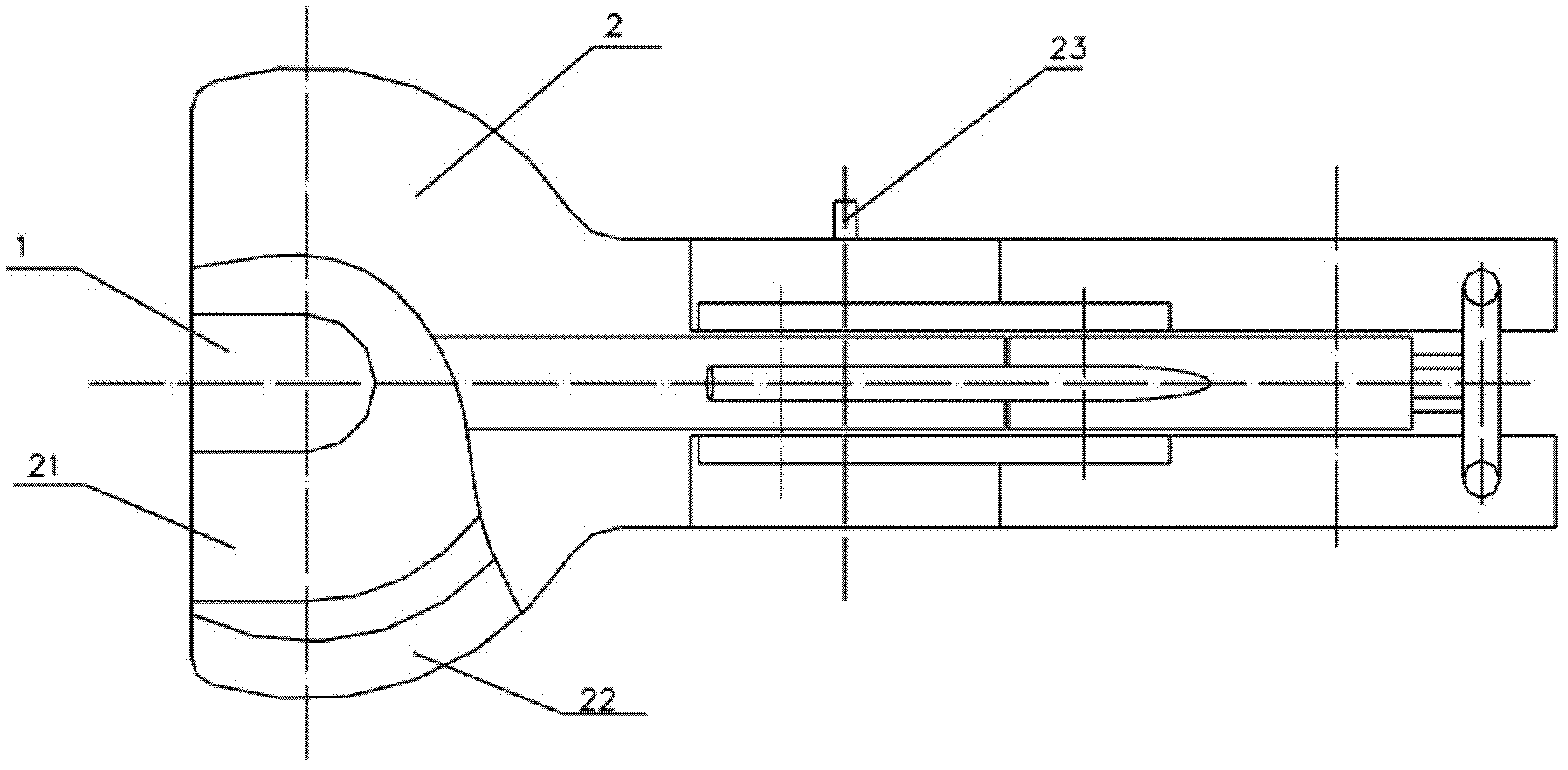 Chain cable securing device for ship