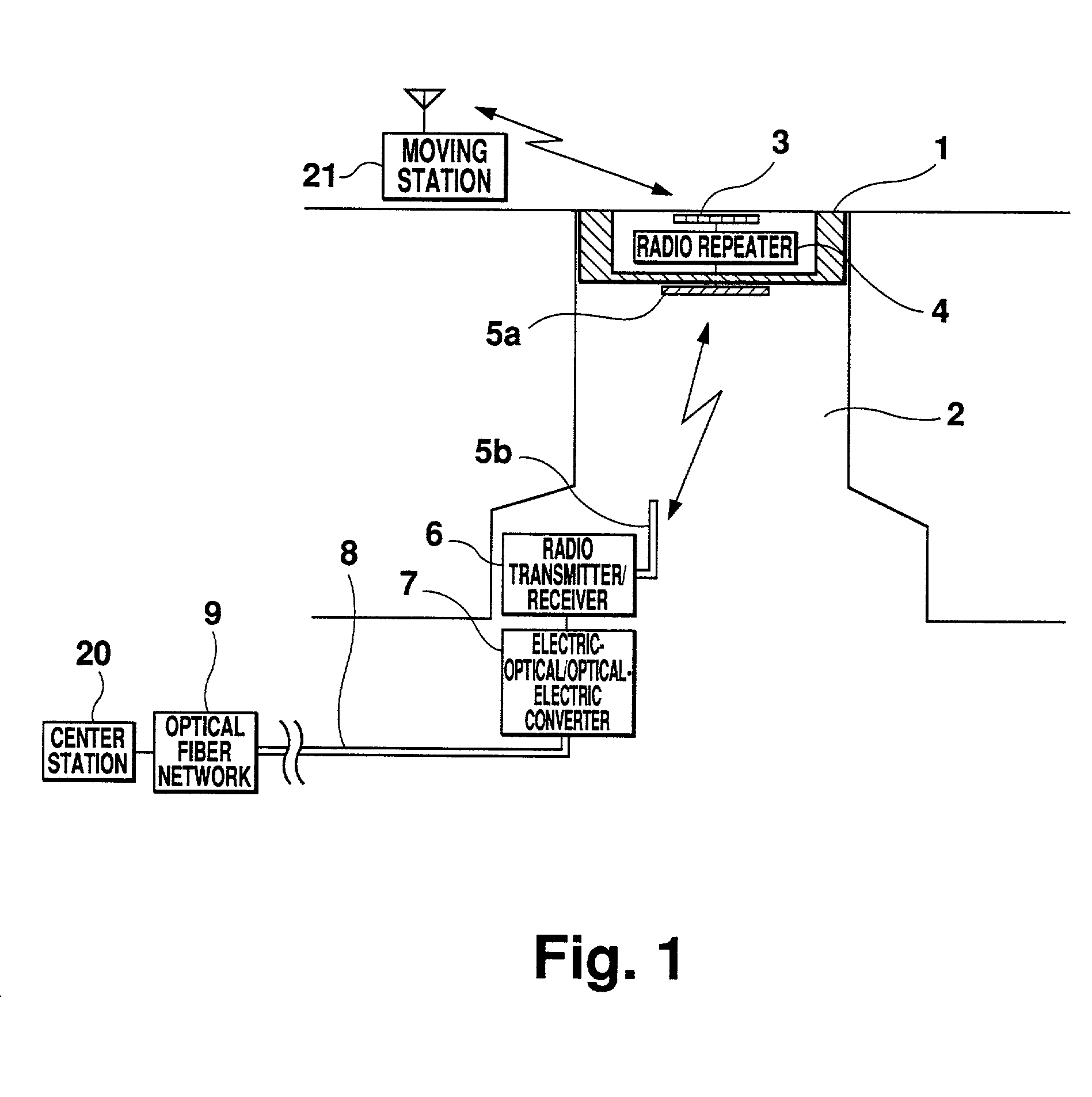 Underground information communication system and related manhole cover