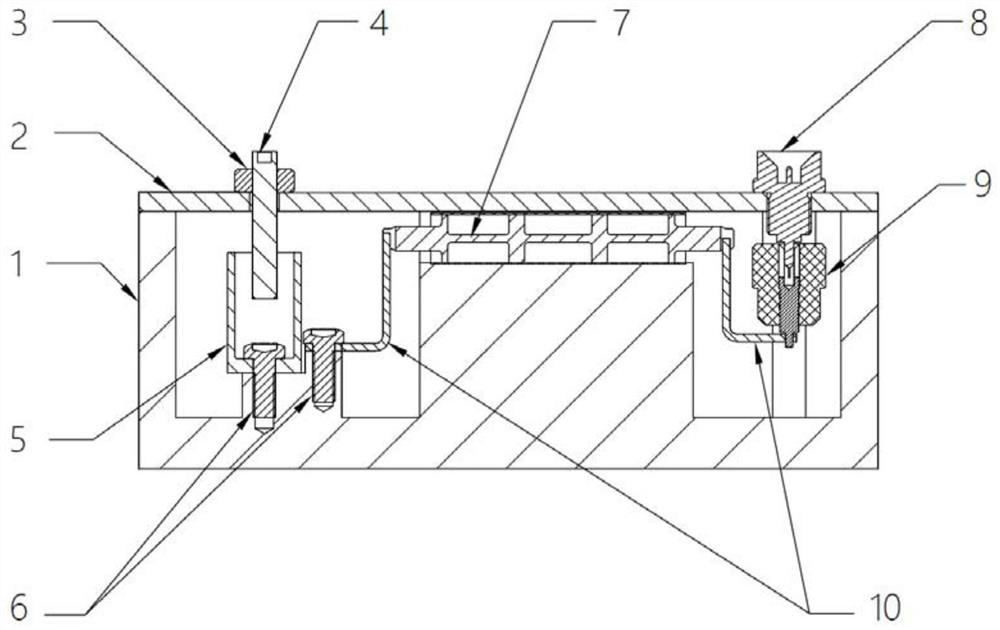 Large-tolerance blind-mating connector and cavity filter